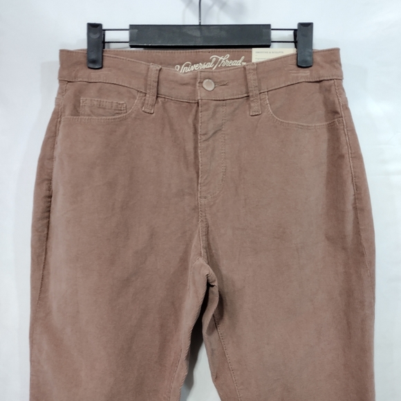 NWT Universal Thread High Rise Skinny Jeans Women's 6 Brown Corduroy 90s Y2K - Picture 3 of 12